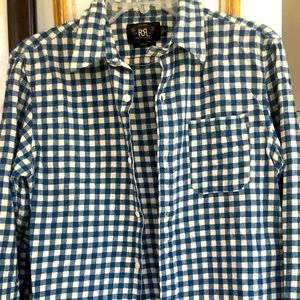 RRL perfect slim fit flannel shirt